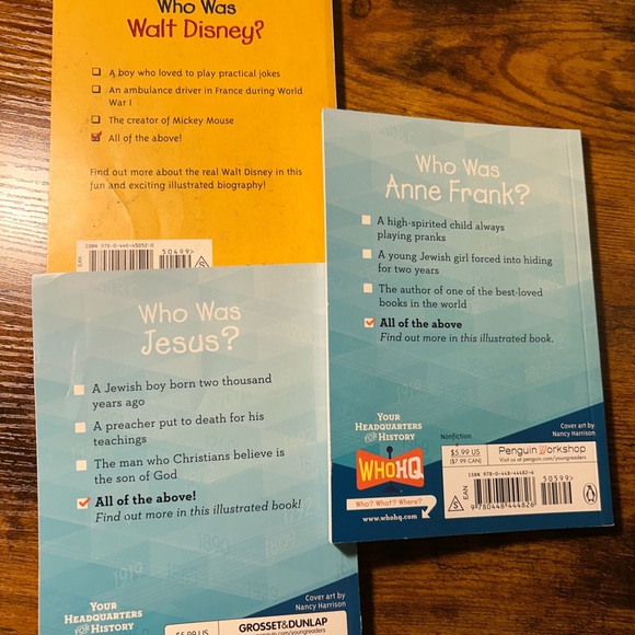 Set of “who was” books - Picture 2 of 5